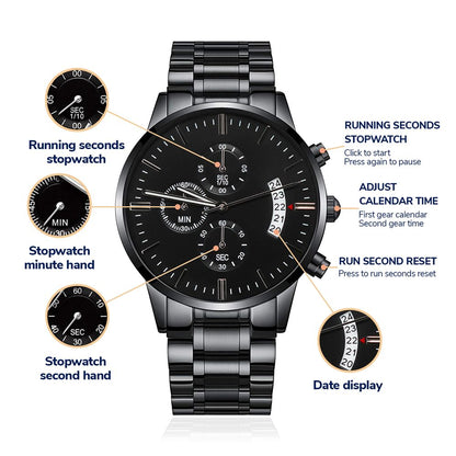 Retirement Gift For Men, Military Watch With Personalized Name