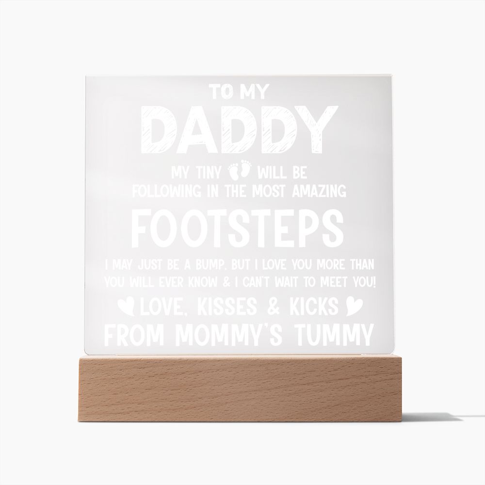 To My Daddy - Square Acrylic Plaque