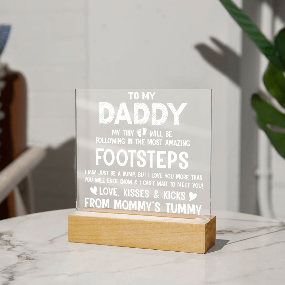 To My Daddy - Square Acrylic Plaque