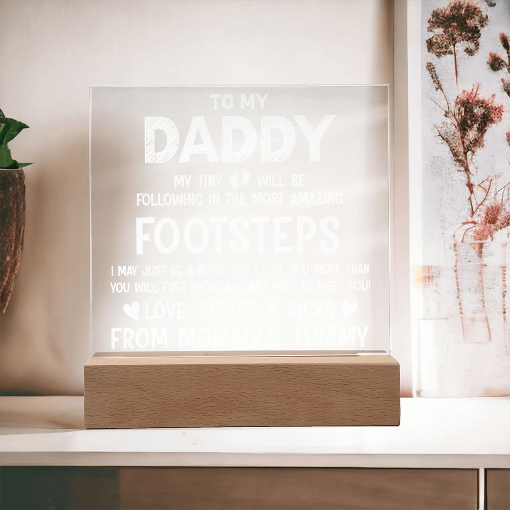 To My Daddy - Square Acrylic Plaque