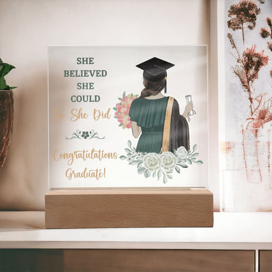 Graduation Gift - Square Acrylic Plaque