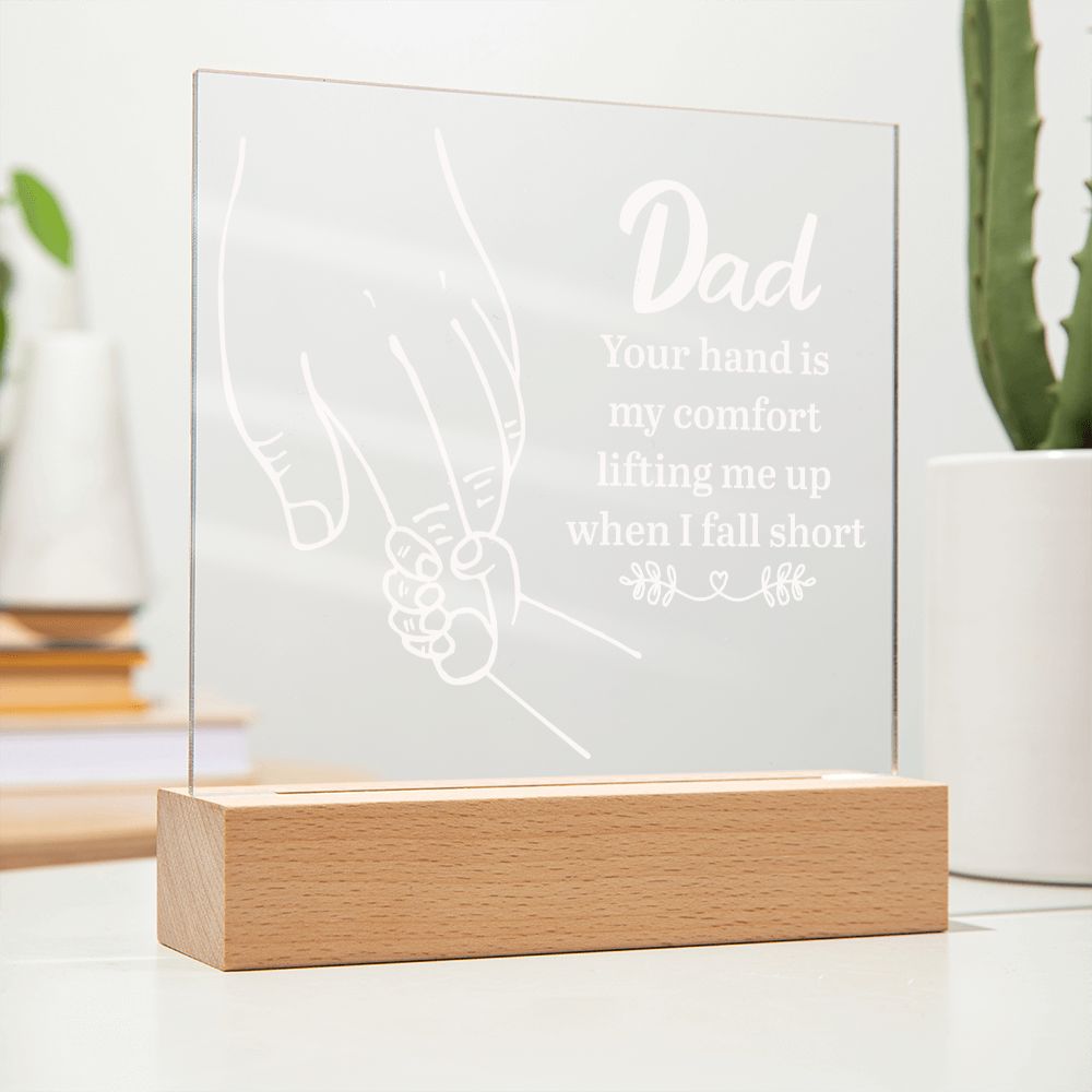 To My Dad - Square Acrylic Plaque