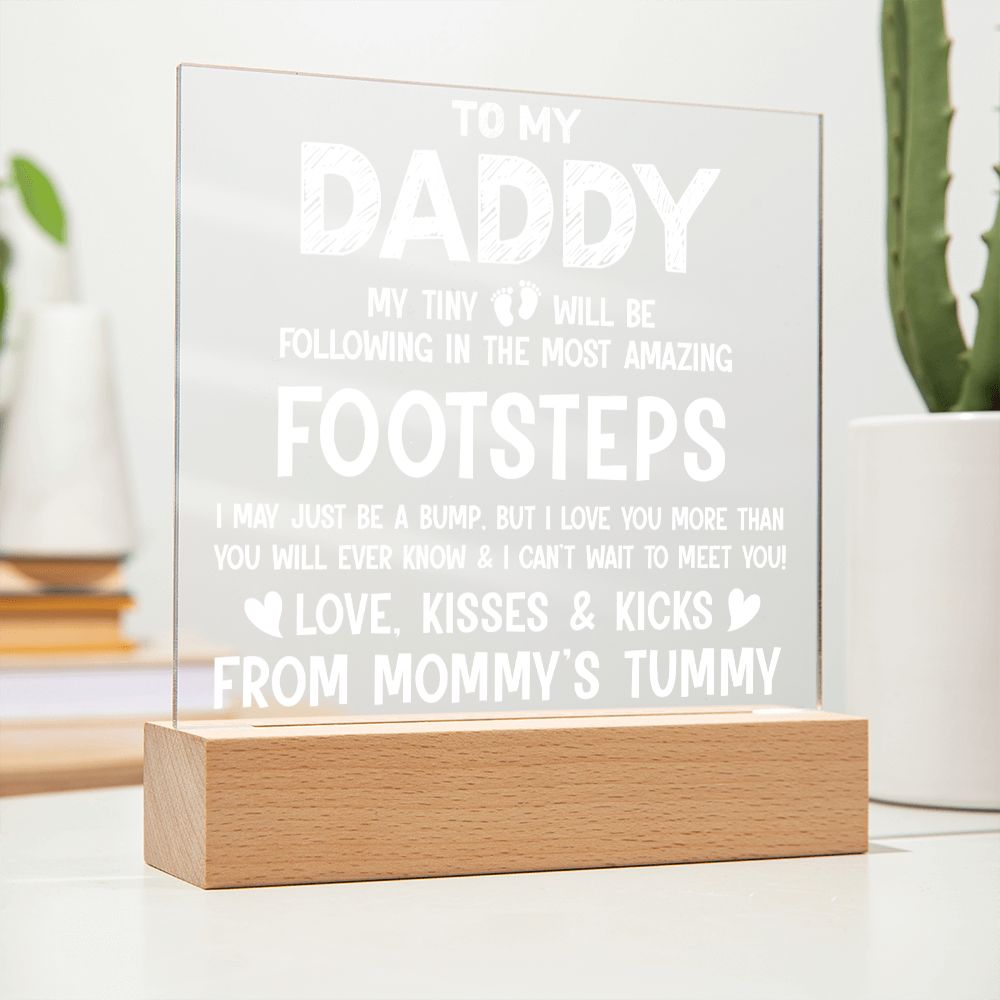 To My Daddy - Square Acrylic Plaque