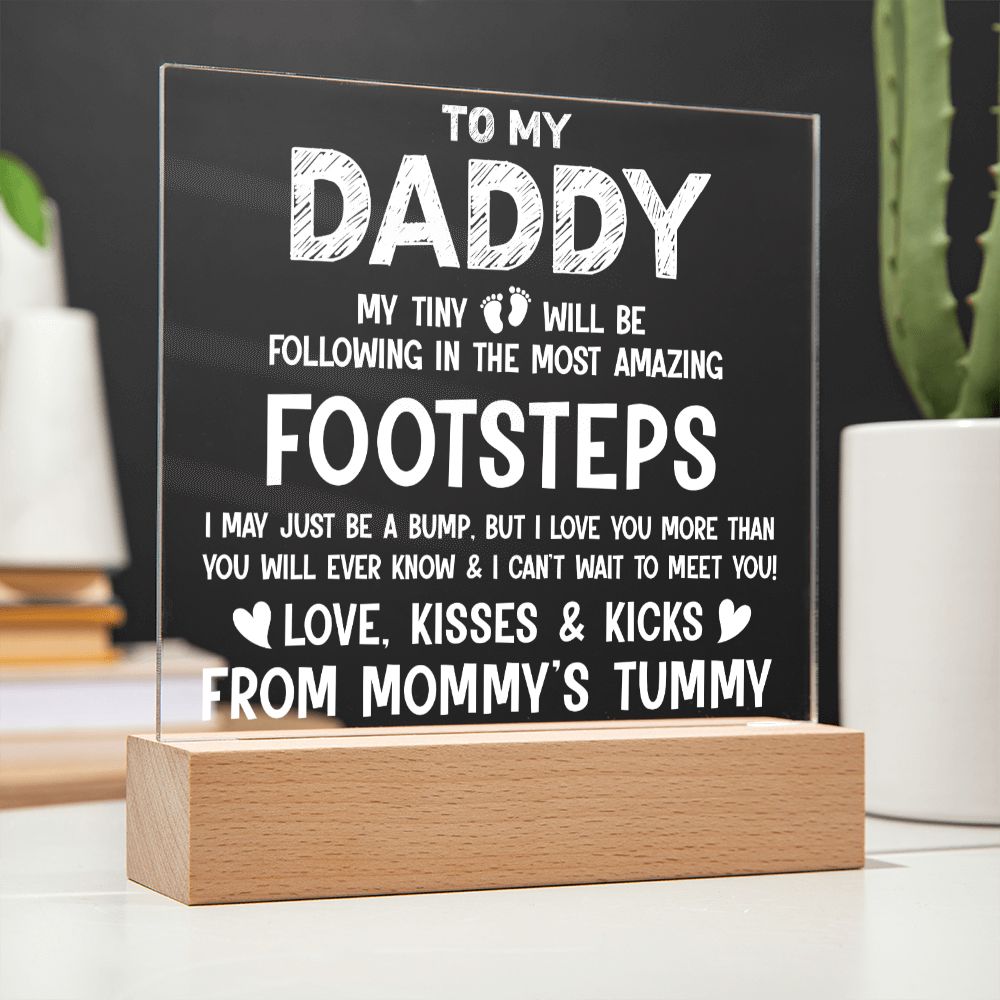 To My Daddy - Square Acrylic Plaque