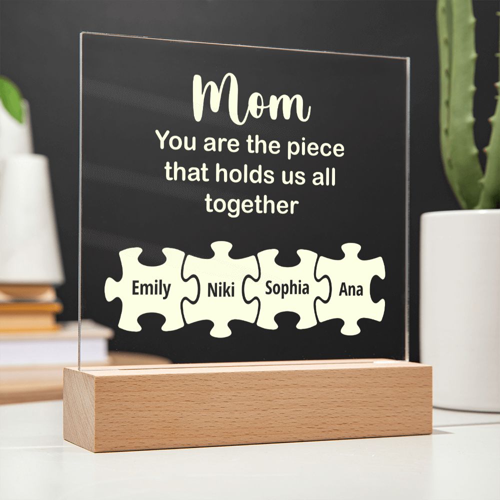 To My Mom - Square Acrylic Plaque