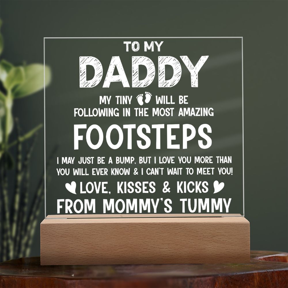 To My Daddy - Square Acrylic Plaque