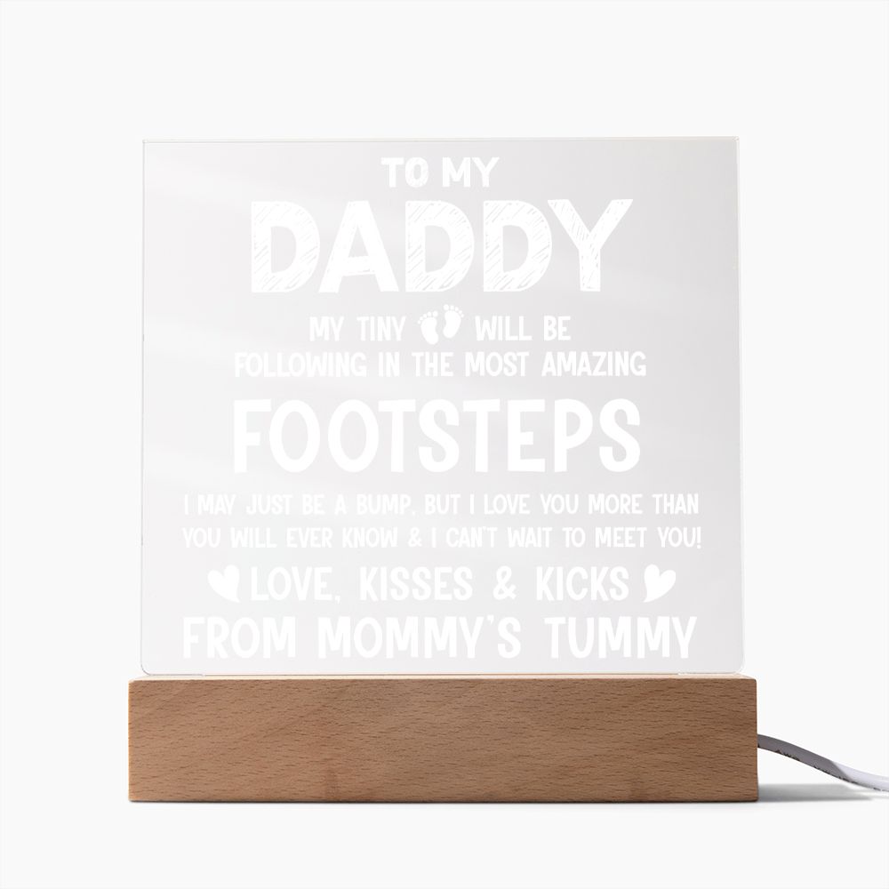 To My Daddy - Square Acrylic Plaque