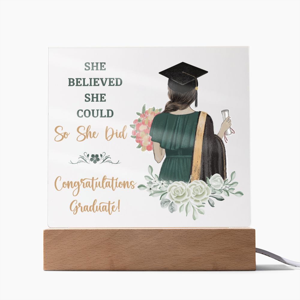 Graduation Gift - Square Acrylic Plaque