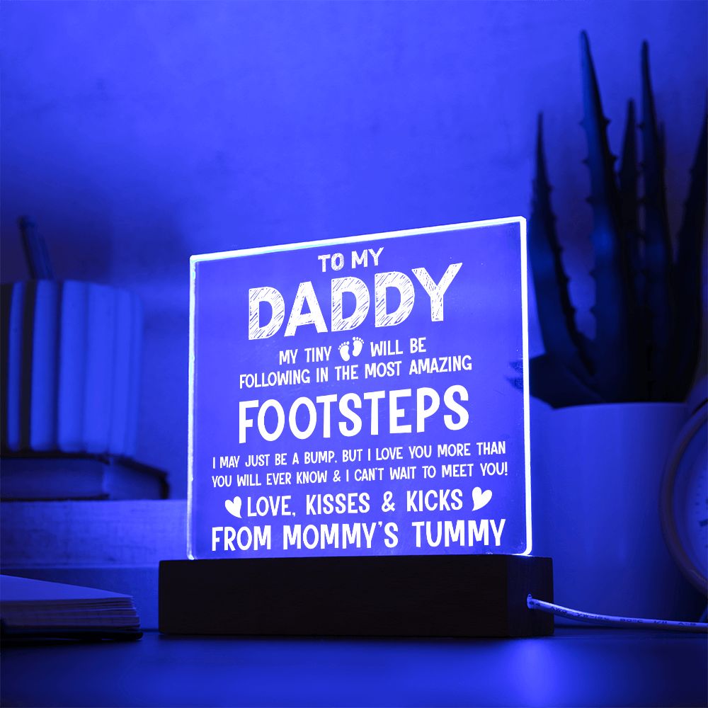 To My Daddy - Square Acrylic Plaque