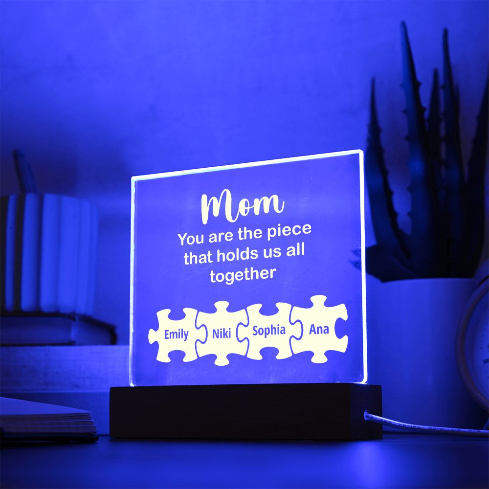 To My Mom - Square Acrylic Plaque