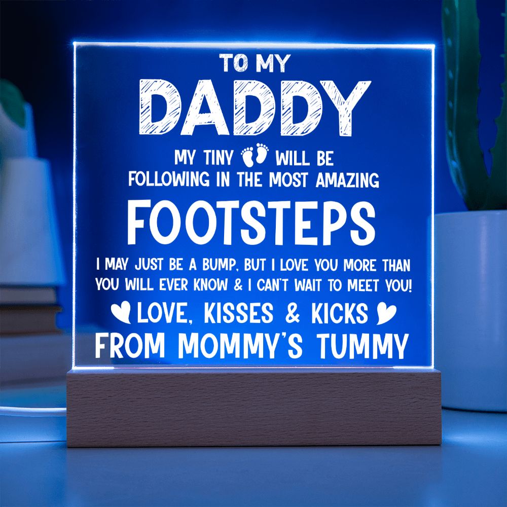 To My Daddy - Square Acrylic Plaque