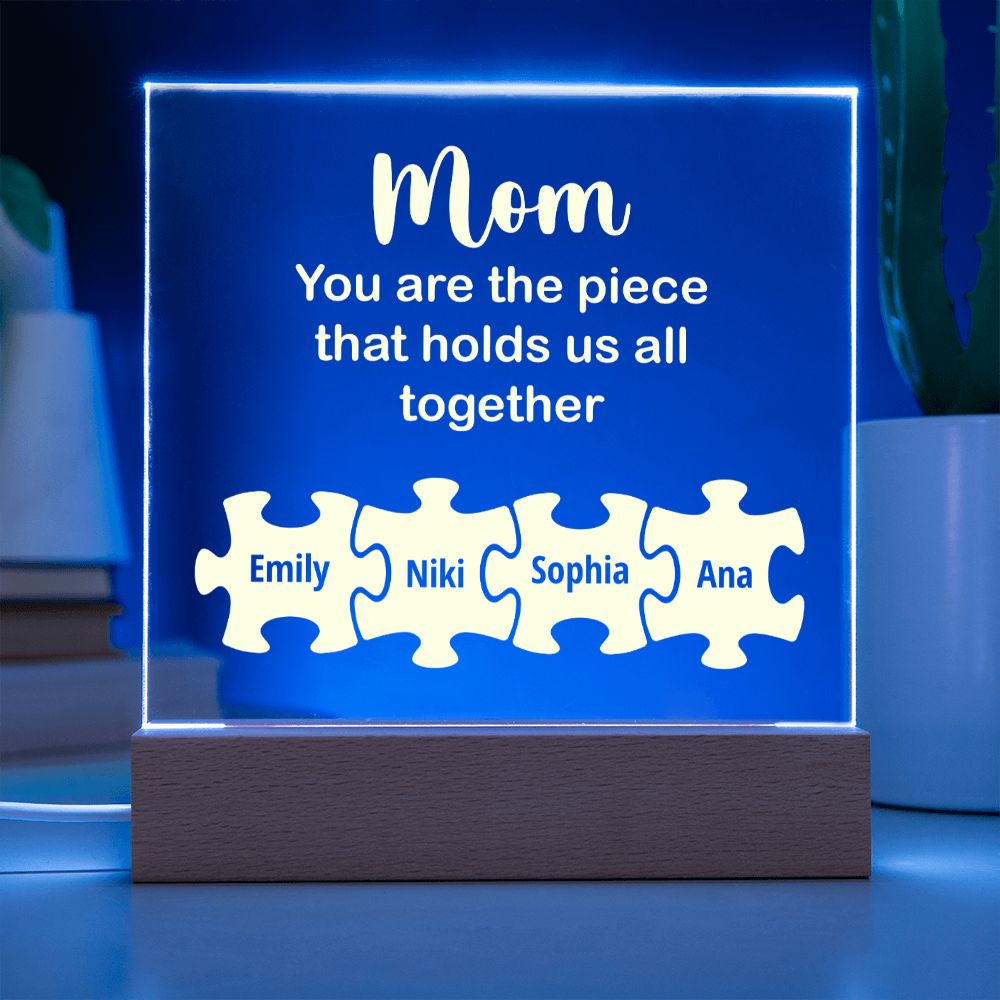 To My Mom - Square Acrylic Plaque