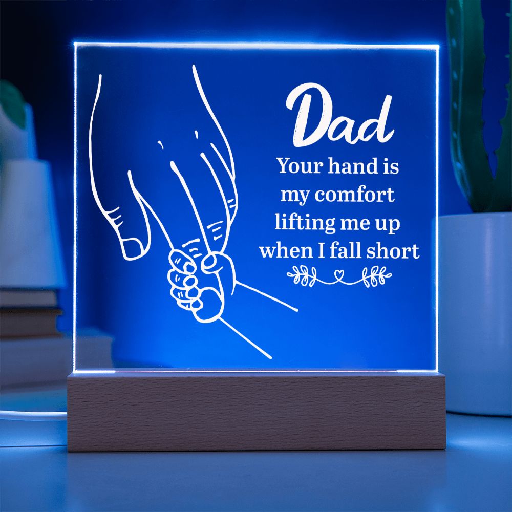 To My Dad - Square Acrylic Plaque