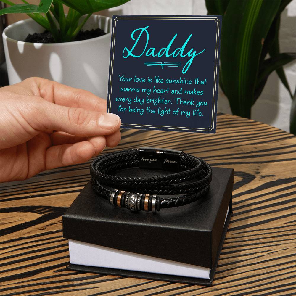 To My Daddy - Love You Forever Bracelet