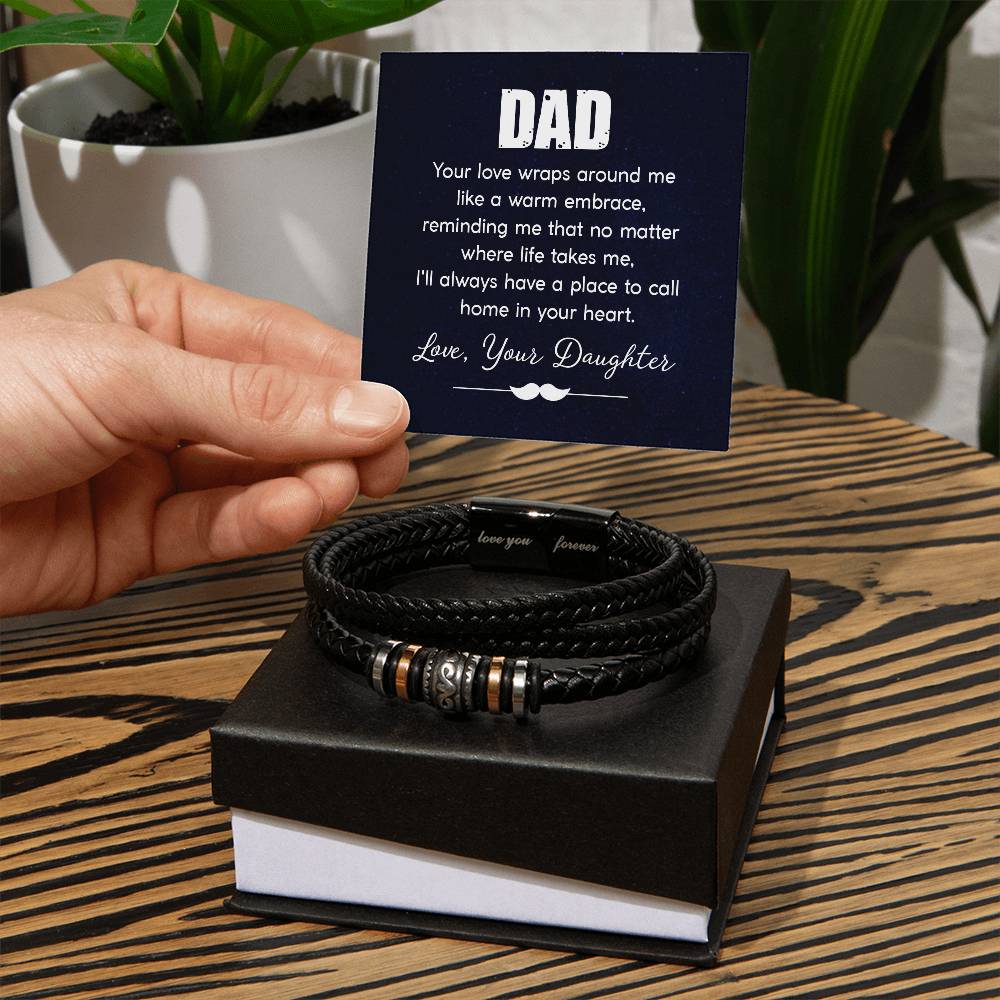 To My Dad - Love You Forever Bracelet