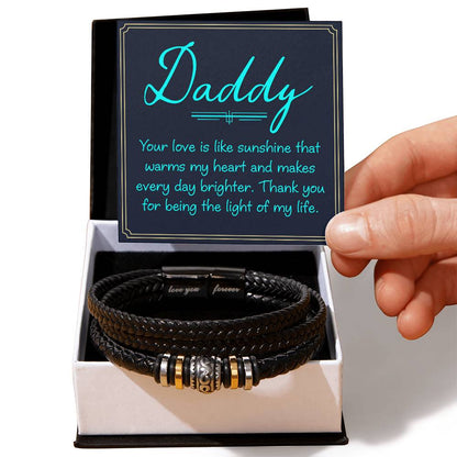 To My Daddy - Love You Forever Bracelet