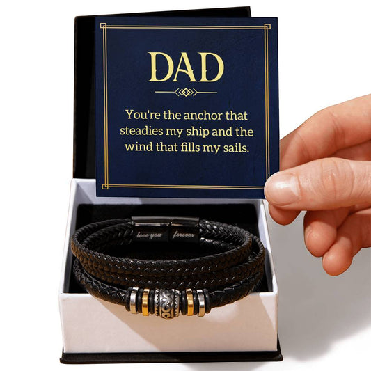 To My Dad - Love You Forever Bracelet