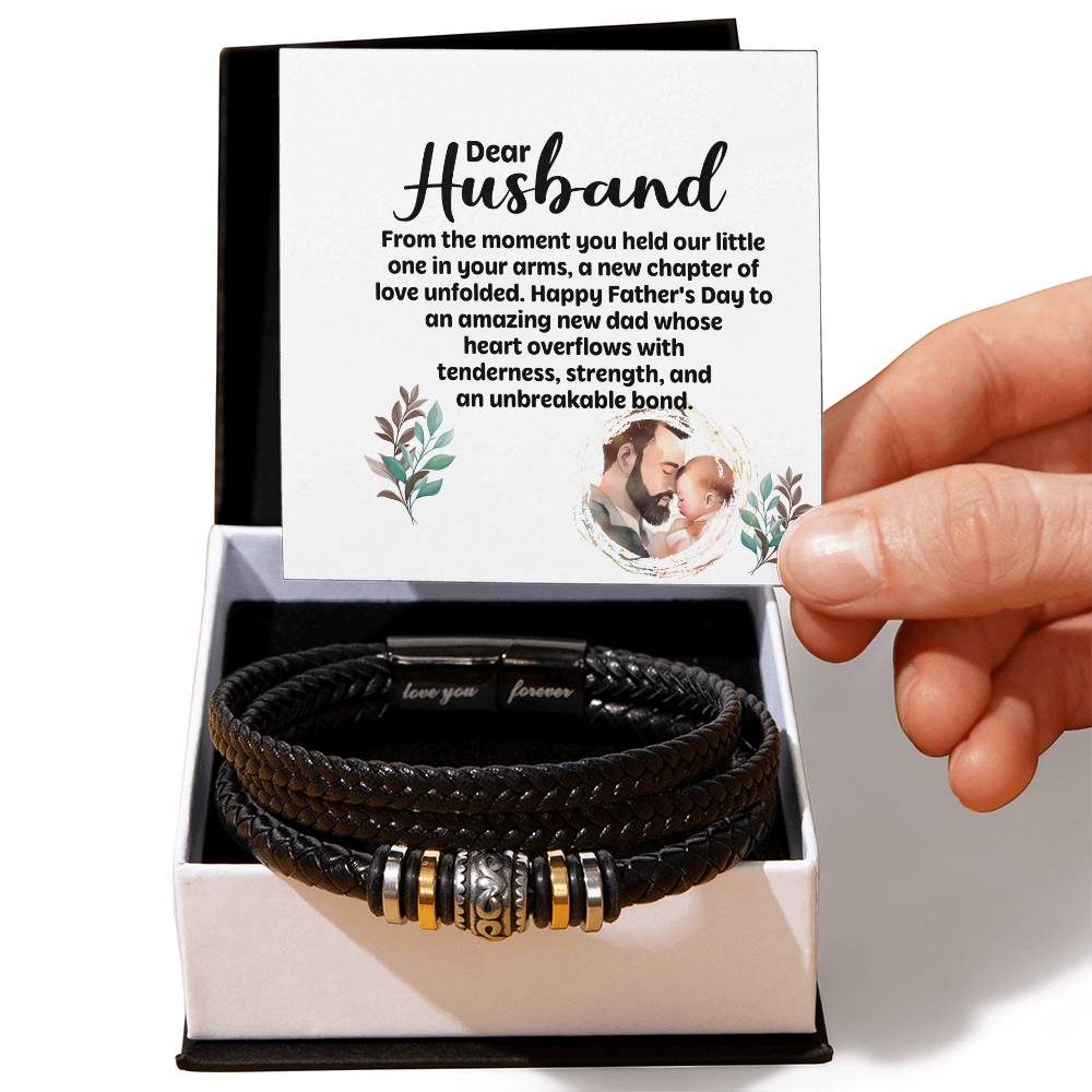 To My Husband - Love You Forever Bracelet