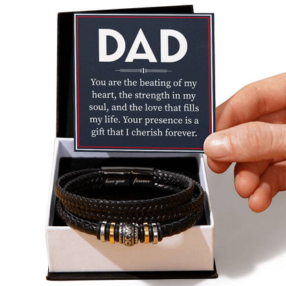 To My Dad - Love You Forever Bracelet