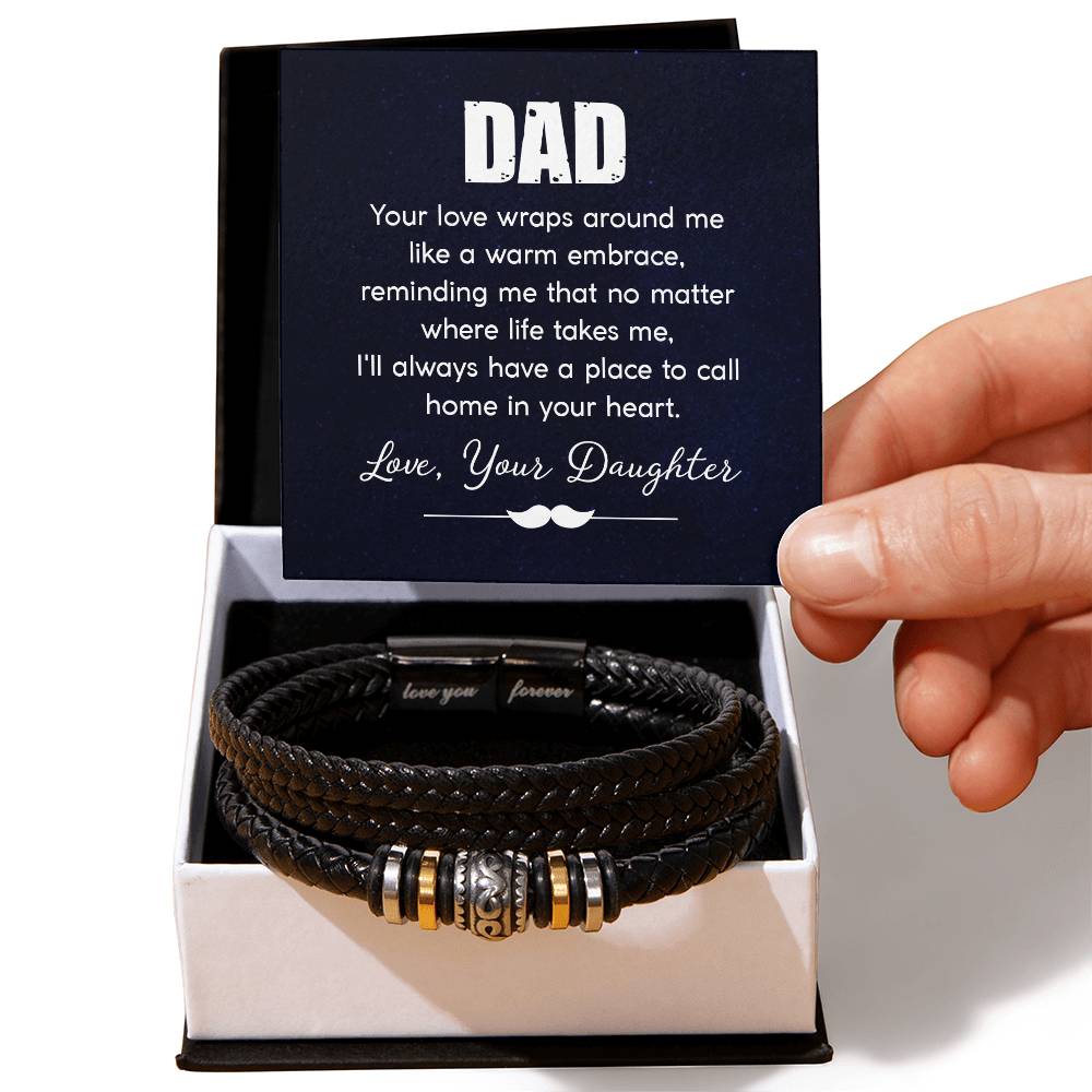 To My Dad - Love You Forever Bracelet