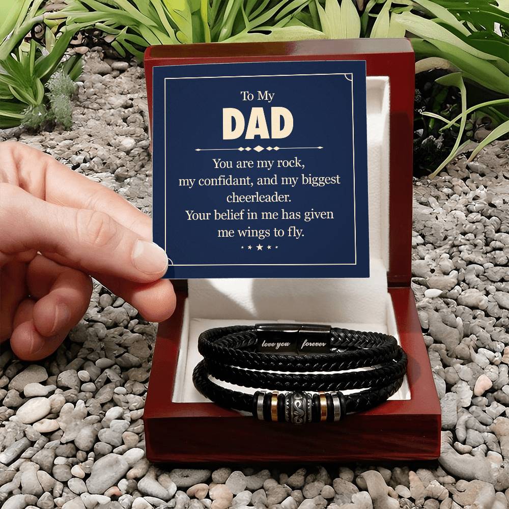 To My Dad - Love You Forever Bracelet