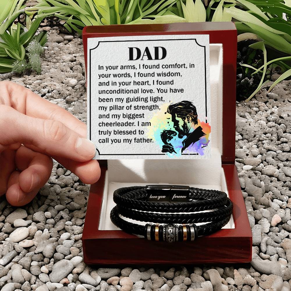 To My Dad - Love You Forever Bracelet