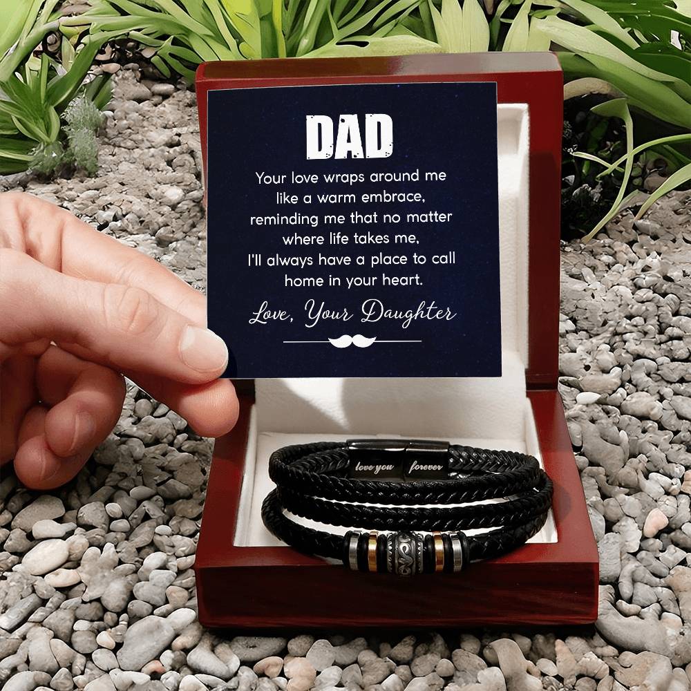 To My Dad - Love You Forever Bracelet