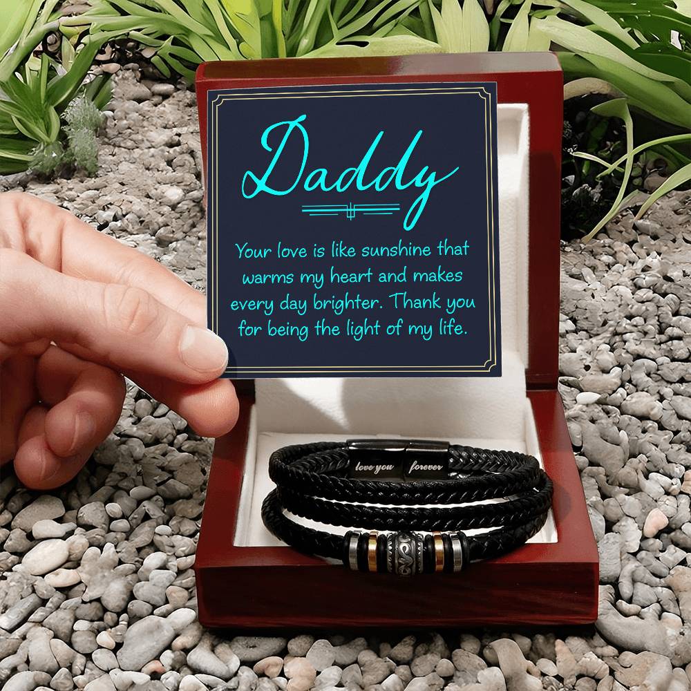 To My Daddy - Love You Forever Bracelet