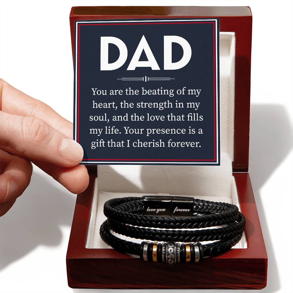 To My Dad - Love You Forever Bracelet