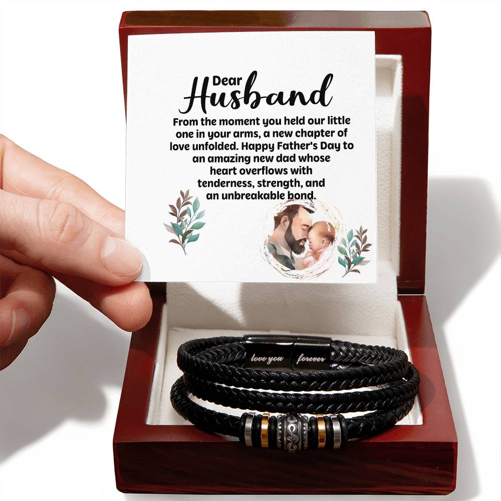 To My Husband - Love You Forever Bracelet