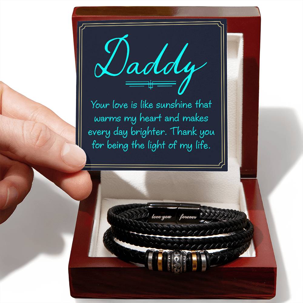 To My Daddy - Love You Forever Bracelet