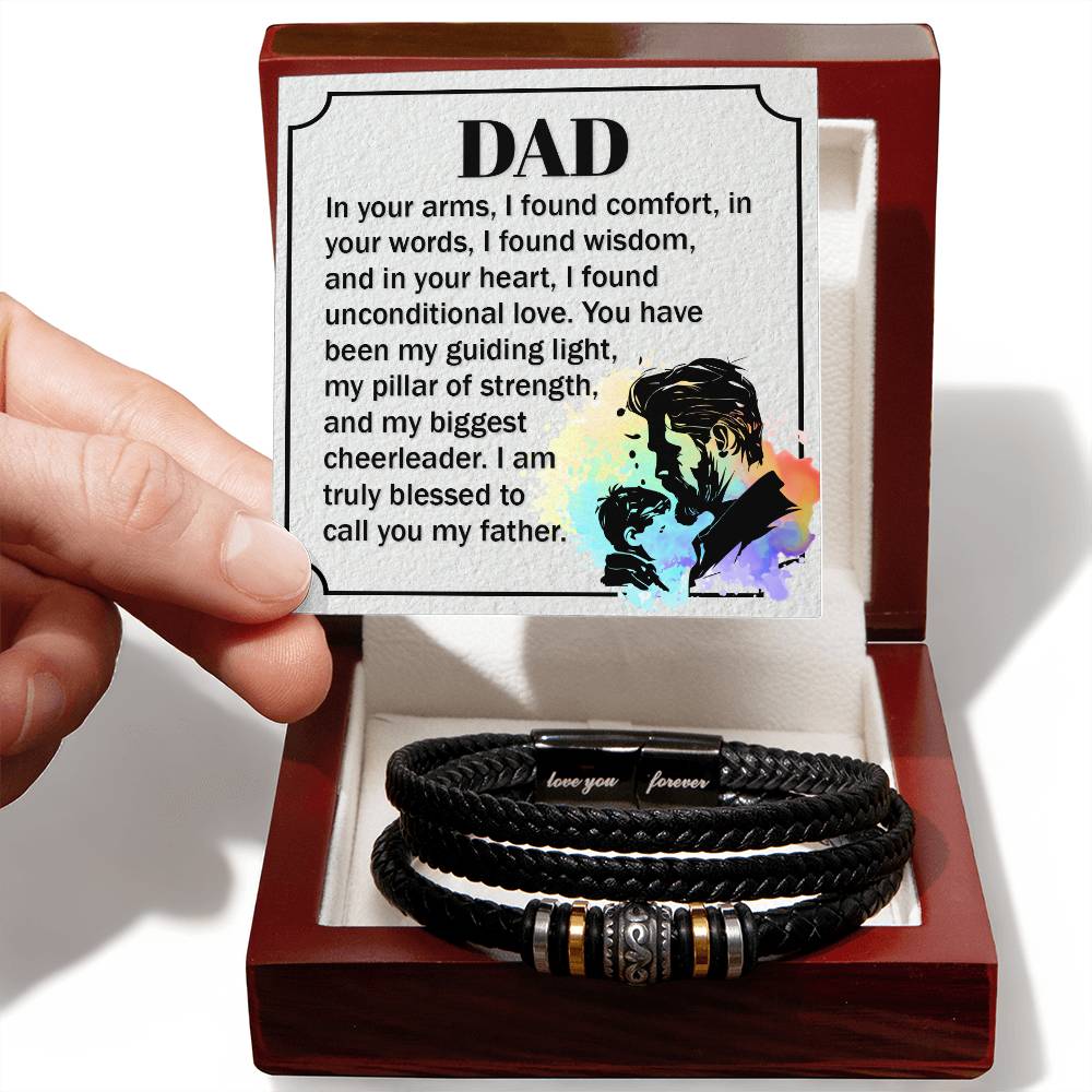 To My Dad - Love You Forever Bracelet