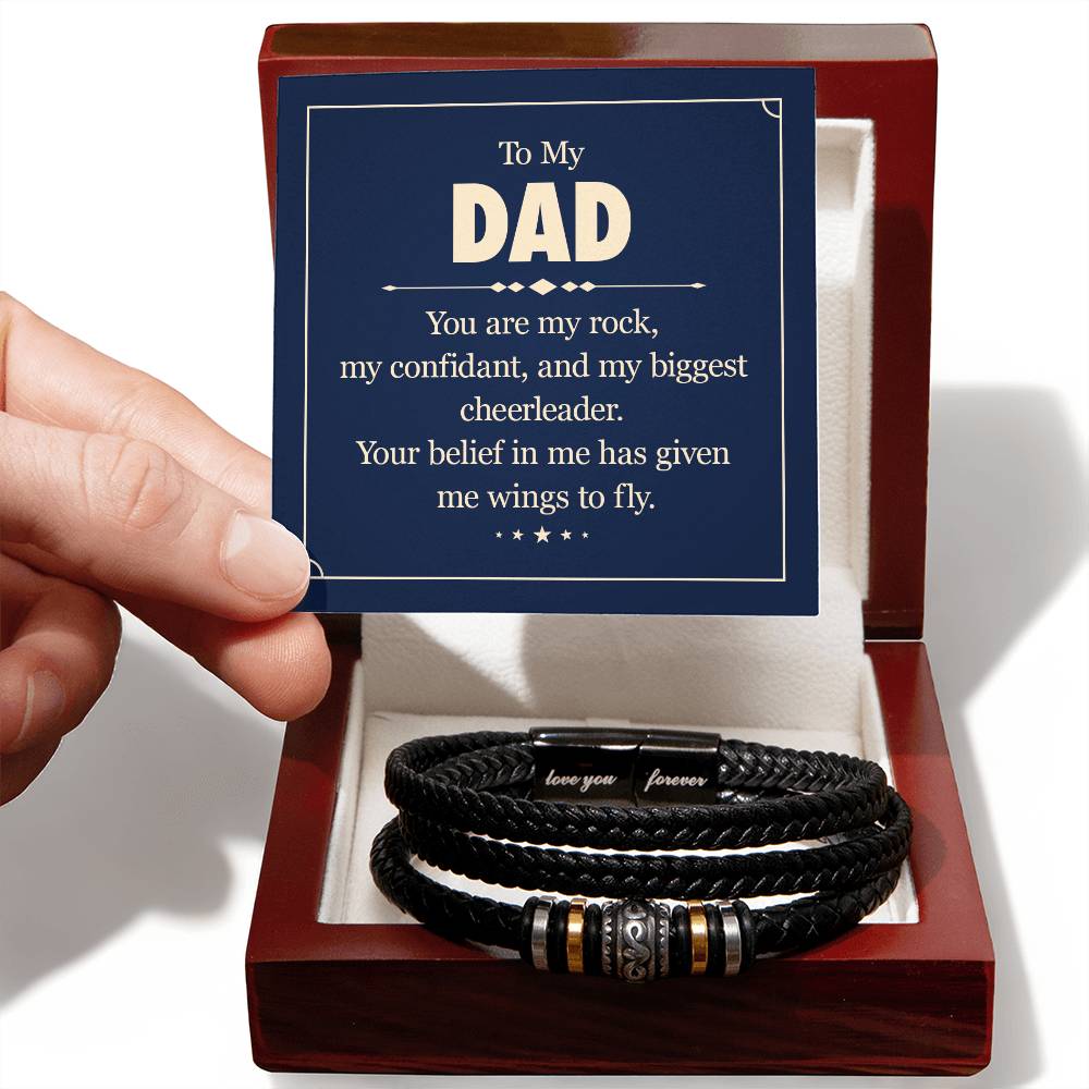 To My Dad - Love You Forever Bracelet