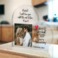 Anniversary Gifts for Her - Printed Heart Acrylic Plaque with Personalized Photo