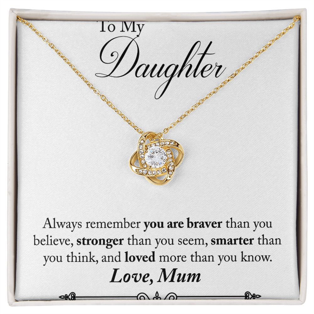 Daughter Gift, from Mom to Daughter Necklace, Daughter Birthday gift, –  Modernicities.com