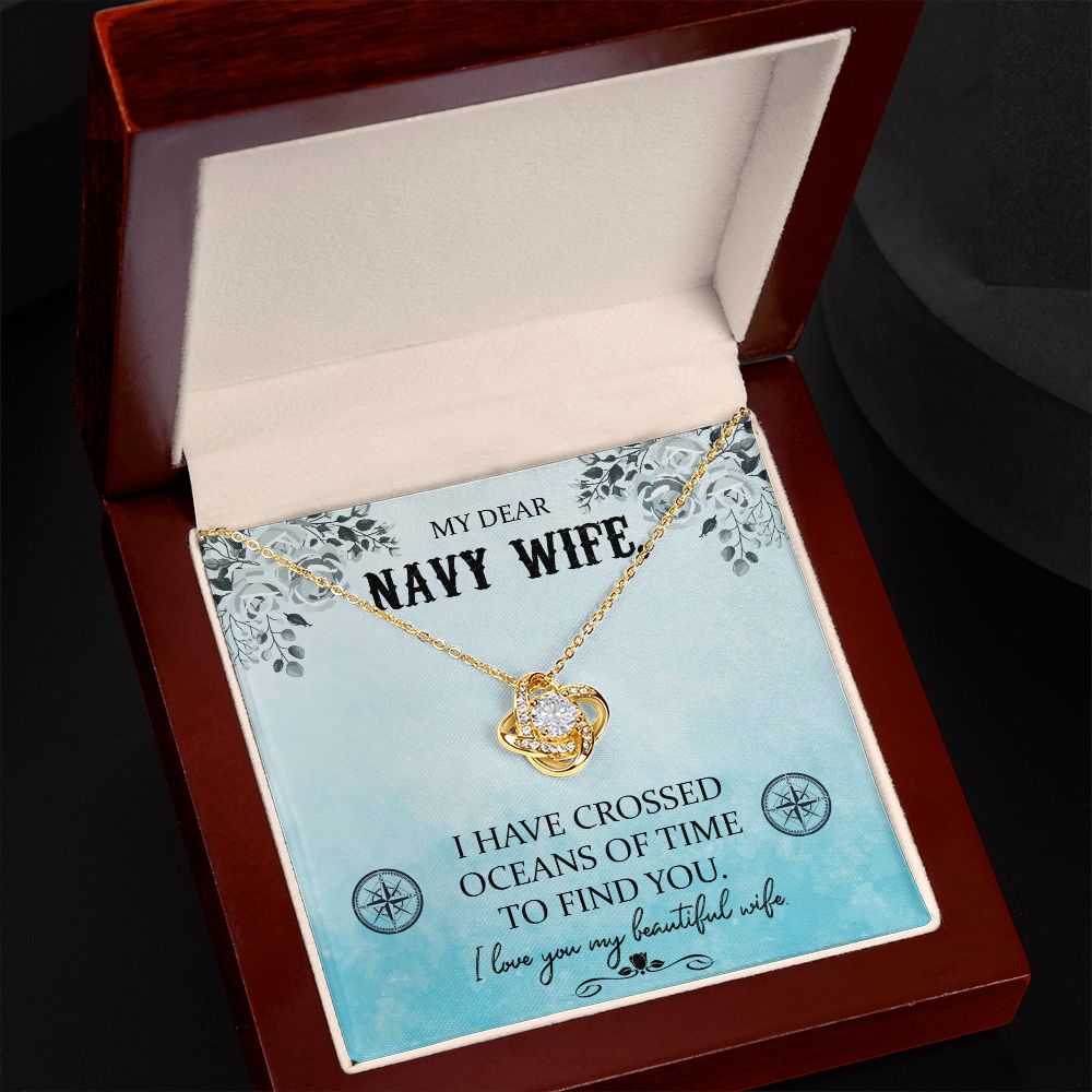 Navy sale wife necklace